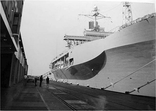 USS Mount Whitney in Amsterdam